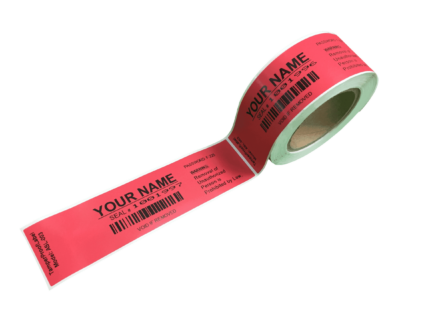 ASL-003 label seal tamper evident