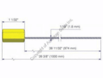Pull Tight Cable Seal 39inch Dimension